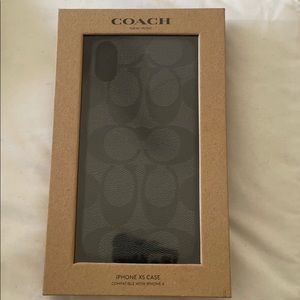 Coach iPhone X,xs case
